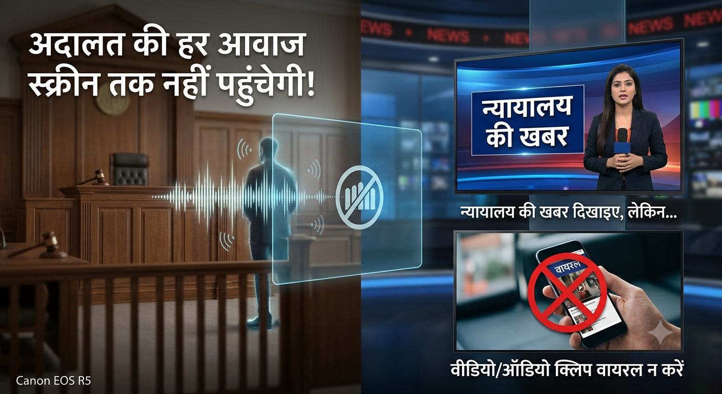"खबर दिखाइए, कोर्ट क्लिप मत चलाइए" — सुप्रीम कोर्ट ने मीडिया को लेकर साफ किए नियम
